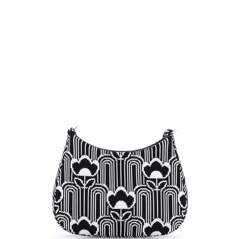 Prada Cleo Shoulder Bag Jacquard Knit #258663P17B - Picture 3 of 6